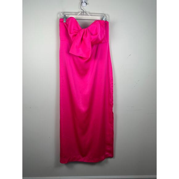 carlynn satin maxi bow dress The Joggling Board | Special occasion?  Got ya covered!! This gorgeous Carlynn  Satin Maxi Bow Dress is absolutely the perfect look!  It comes in a  variety of